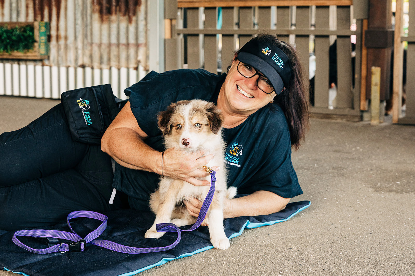 nikki with border Puppy stay and train